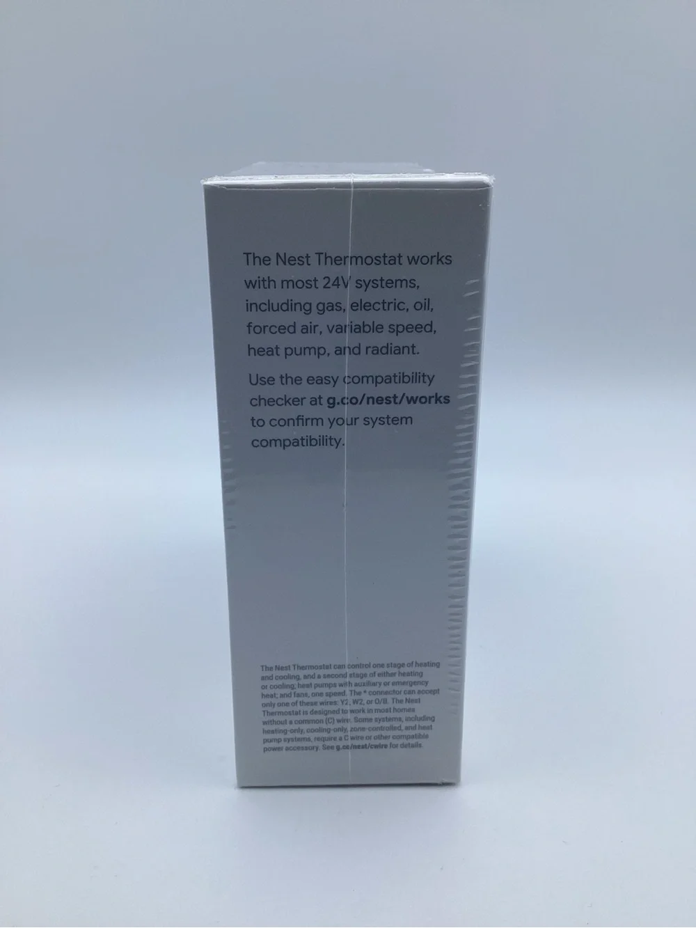Google Nest Smart Wi-Fi Programmable Thermostat - Snow - Energy Star Recipient